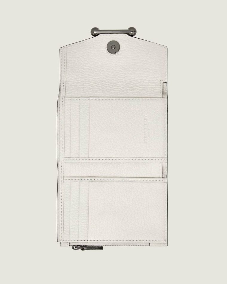 White Mosaic Trifold Wallet Women Strathberry Wallets