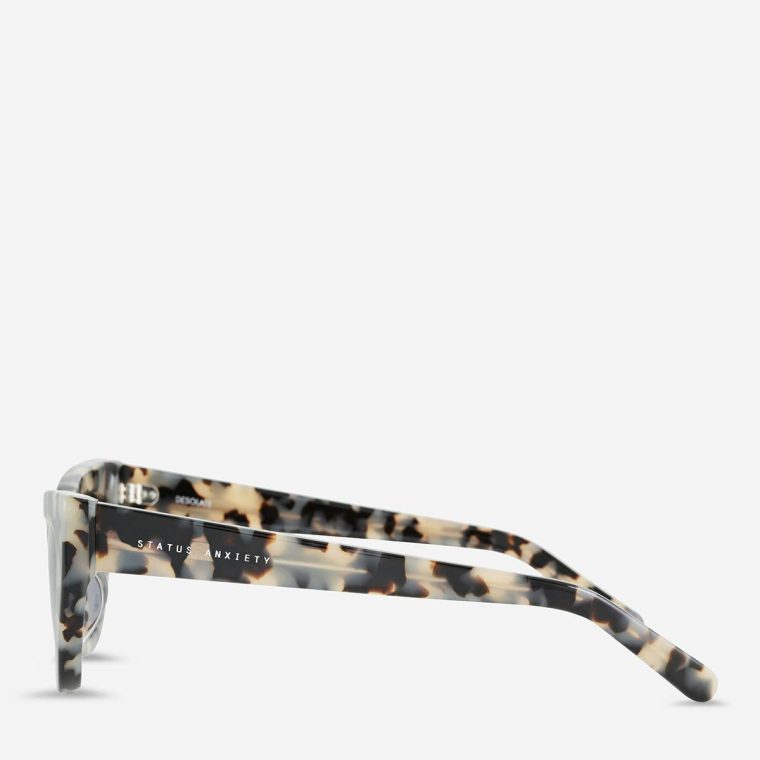White Tort Desolate Sunglasses - White Tort Status Anxiety Women Sunglasses - Image 3