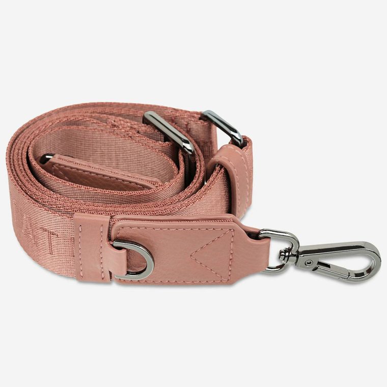 Women Bag Straps Web Strap Thin - Dusty Rose Status Anxiety Dusty Rose - Image 4