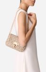 Women Beige Vanessa Bruno Crossbody Bags Small Braided Leather Moon Bag In Lambskin Leather - Image 2