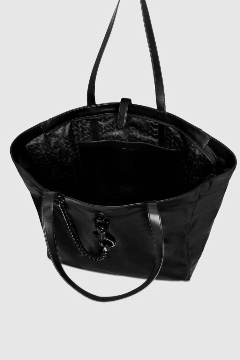 Women Black-Black-Shellac Megan Weekender Tote Rebecca Minkoff Tote Bag - Image 3