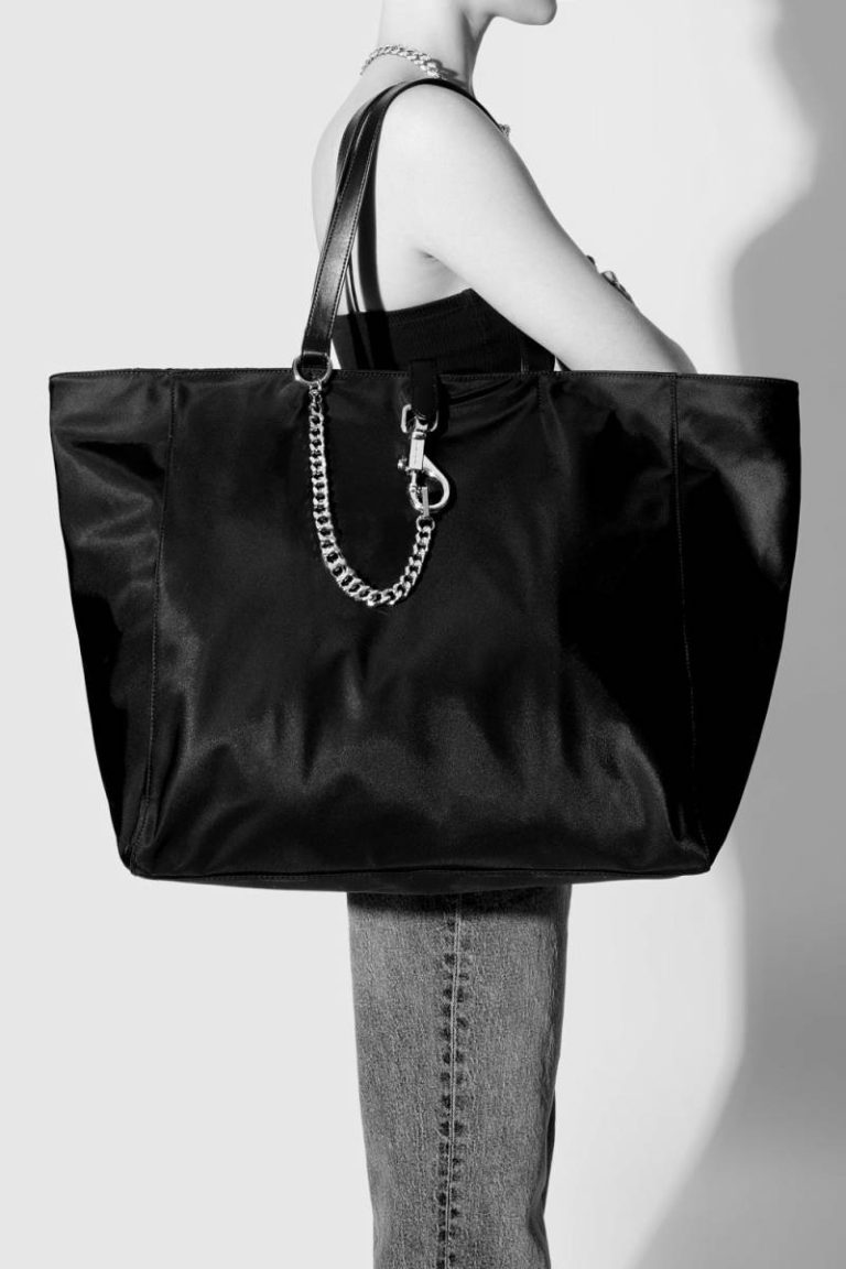 Women Black-Black-Shellac Megan Weekender Tote Rebecca Minkoff Tote Bag - Image 4