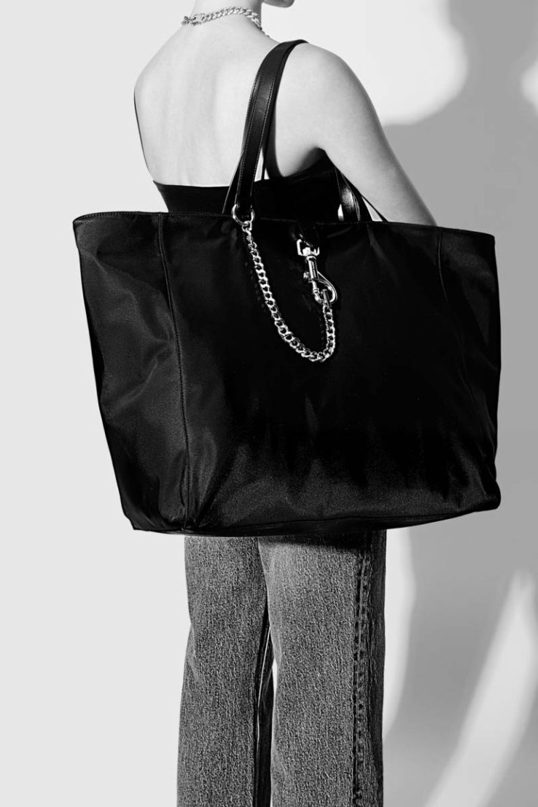 Women Black-Black-Shellac Megan Weekender Tote Rebecca Minkoff Tote Bag - Image 5