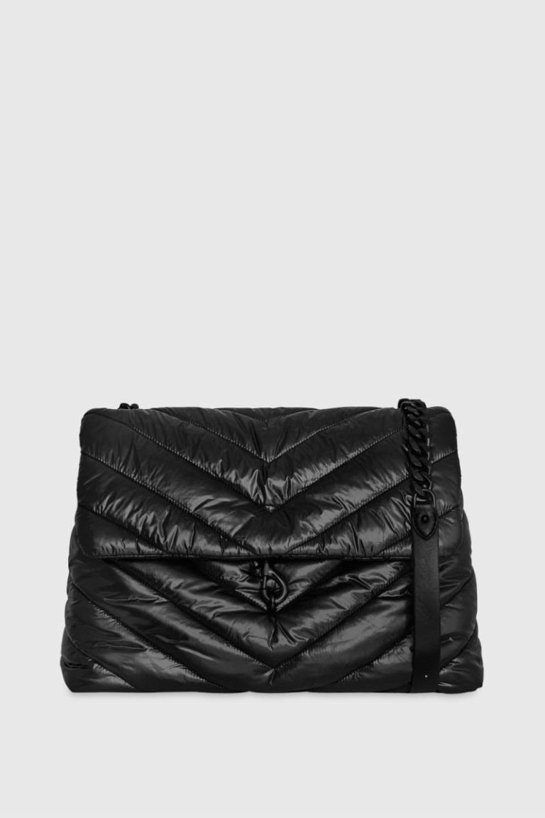 Women Black Edie Nylon Xl Shoulder Shoulder Bag Rebecca Minkoff