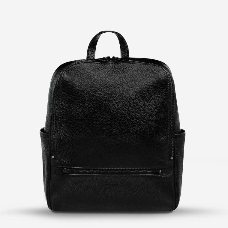 Women Black Status Anxiety Backpacks If You Call Bag - Black