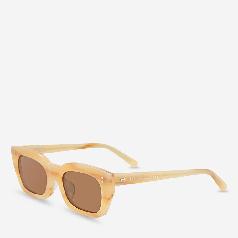 Women Blonde Status Anxiety Sunglasses Antagonist Sunglasses - Blonde - Image 2