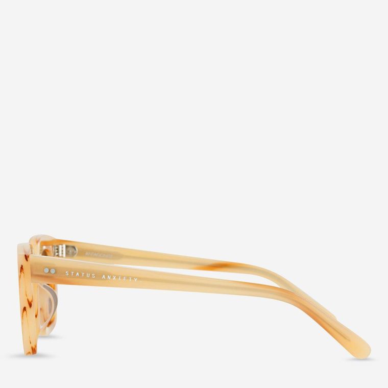 Women Blonde Status Anxiety Sunglasses Antagonist Sunglasses - Blonde - Image 3