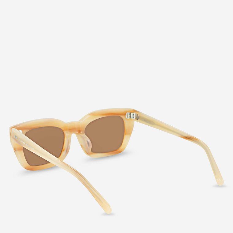 Women Blonde Status Anxiety Sunglasses Antagonist Sunglasses - Blonde - Image 4