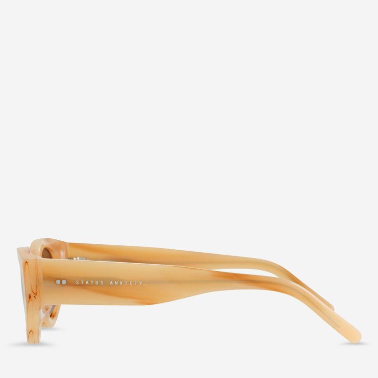 Women Blonde Sunglasses Visceral Sunglasses - Blonde Status Anxiety - Image 3