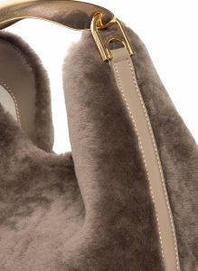 Women Boomerang Default Title Boomerang Shearling Taupe Elleme - Image 5