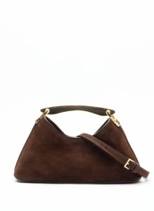 Women Brownie Elleme Boomerang Mini Boomerang Suede Brownie - Image 3