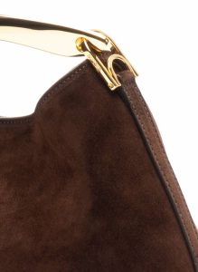 Women Brownie Elleme Boomerang Mini Boomerang Suede Brownie - Image 4