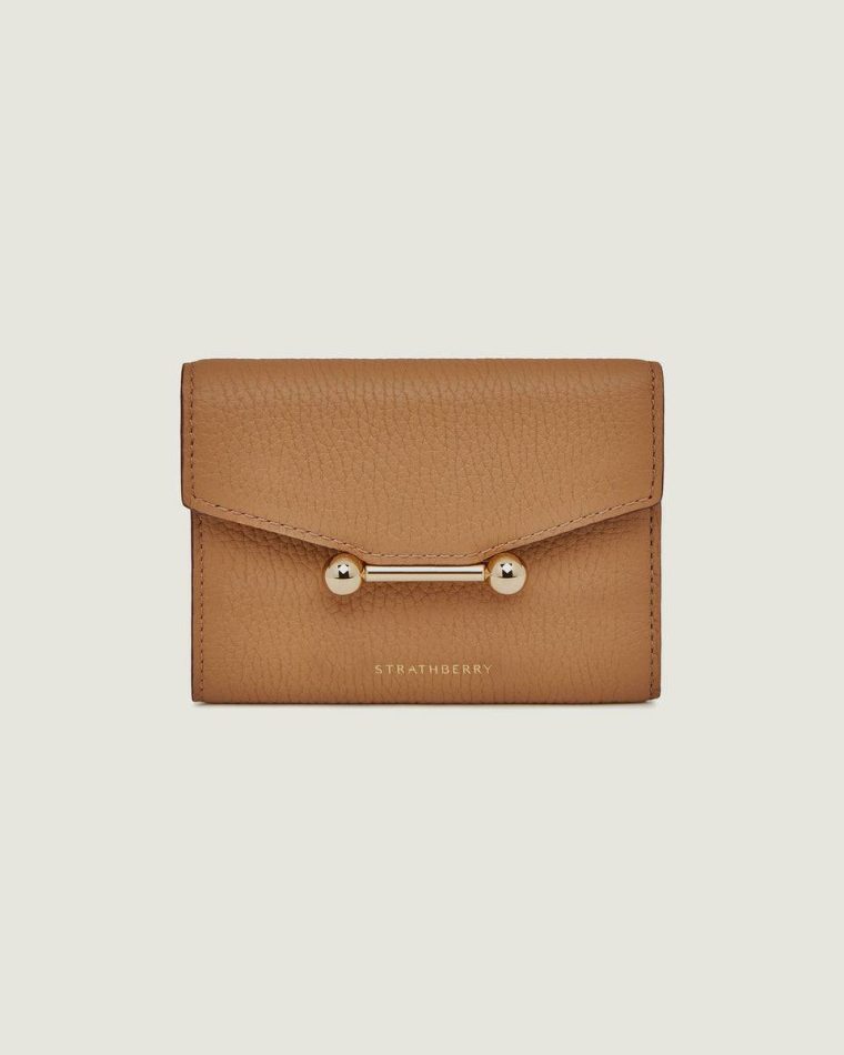 Women Caramel Strathberry Mosaic Trifold Wallet Wallets - Image 3
