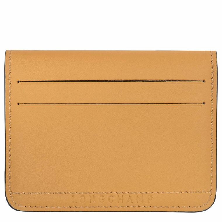 Women Cardholders & Coin Purses Le Pliage Xtra Card Holder Honey - Leather Honey Longchamp - Image 2