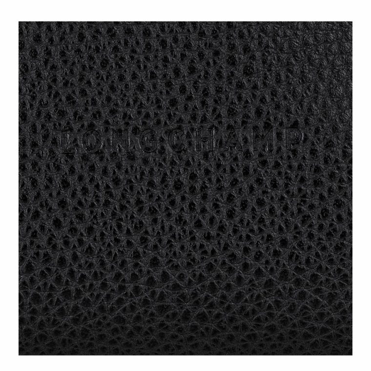 Women Cardholders & Coin Purses Longchamp Le Foulonné Coin Purse Black - Leather Black - Image 4
