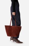 Women Cognac Shoulder Bags Vanessa Bruno Small Calf Leather Daily Tote 100% Cow Leather - Image 3