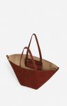 Women Cognac Shoulder Bags Vanessa Bruno Small Calf Leather Daily Tote 100% Cow Leather - Image 5