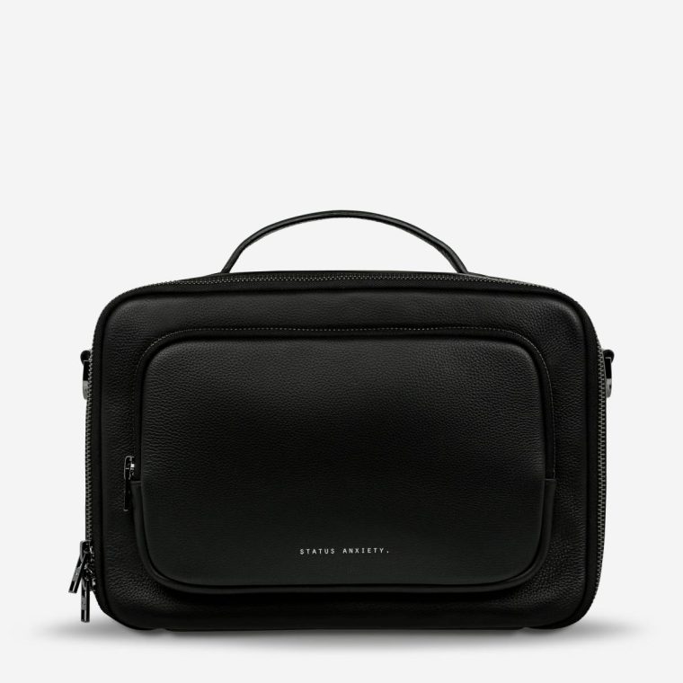 Women Crossbody Black Nostalgia Bag - Black Status Anxiety - Image 2