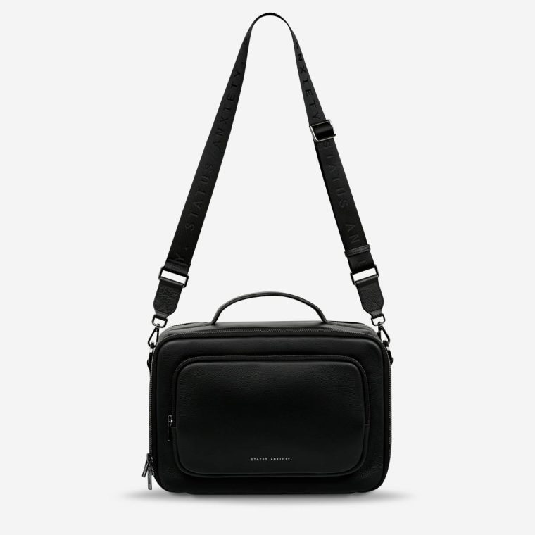 Women Crossbody Black Nostalgia Bag - Black Status Anxiety