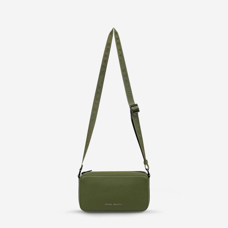 Women Crossbody Status Anxiety Khaki Delirium Bag - Khaki