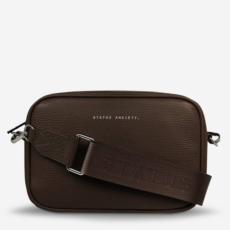 Women Crossbody Status Anxiety Plunder Bag With Webbed Strap - Cocoa Cocoa - Image 2