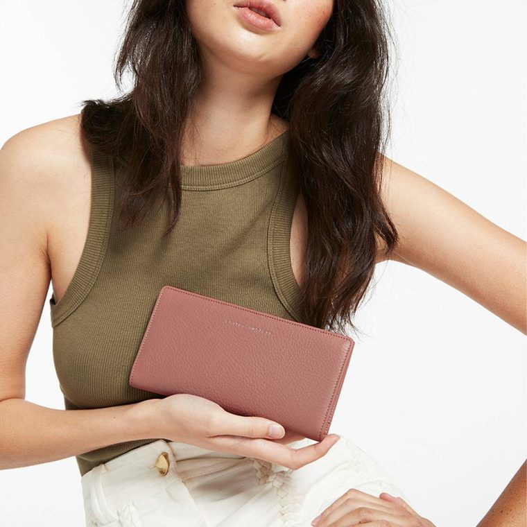 Women Dusty Rose Medium Old Flame Wallet - Dusty Rose Status Anxiety - Image 5
