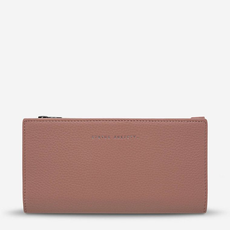 Women Dusty Rose Medium Old Flame Wallet - Dusty Rose Status Anxiety