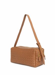 Women Elleme Cognac Trousse Trousse Woven Leather Cognac-Pre Order Delivery In 3 Weeks - Image 3