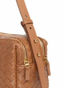 Women Elleme Cognac Trousse Trousse Woven Leather Cognac-Pre Order Delivery In 3 Weeks - Image 4