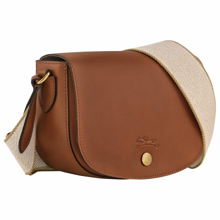 Women Épure S Crossbody Bag Cognac - Leather Leather Bags Cognac Longchamp - Image 3