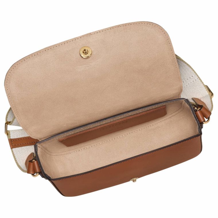 Women Épure S Crossbody Bag Cognac - Leather Leather Bags Cognac Longchamp - Image 5