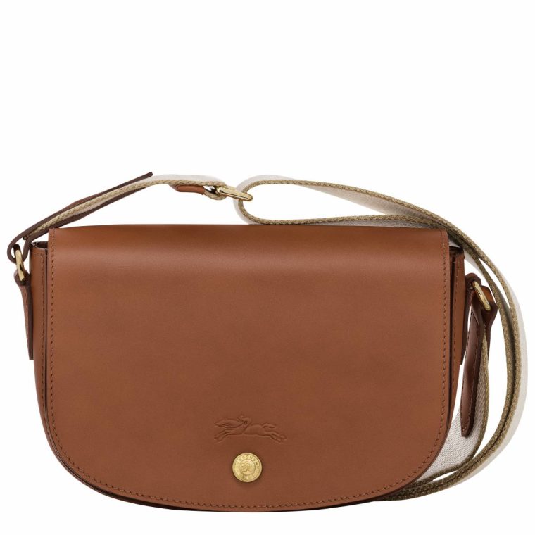 Women Épure S Crossbody Bag Cognac - Leather Leather Bags Cognac Longchamp