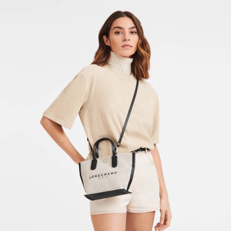 Women Essential Xs Handbag Ecru - Canvas Ecru Longchamp Mini Bags - Image 2