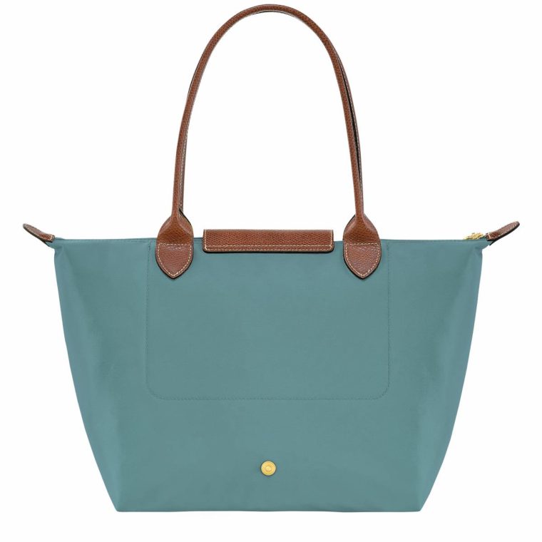 Women Eucalyptus Le Pliage Original M Tote Bag Eucalyptus - Recycled Canvas Longchamp Shoulder Bags - Image 2