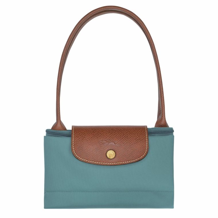 Women Eucalyptus Le Pliage Original M Tote Bag Eucalyptus - Recycled Canvas Longchamp Shoulder Bags - Image 5