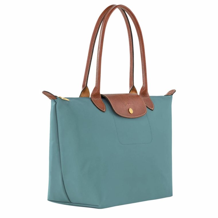 Women Eucalyptus Le Pliage Original M Tote Bag Eucalyptus - Recycled Canvas Longchamp Shoulder Bags