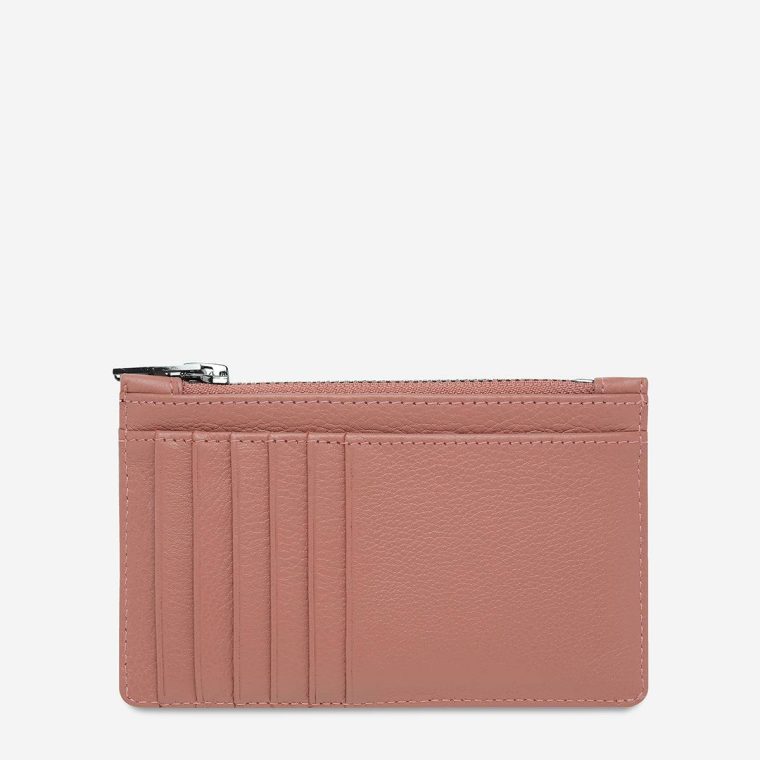 Women Extra Small Status Anxiety Dusty Rose Avoiding Things Wallet - Dusty Rose - Image 2