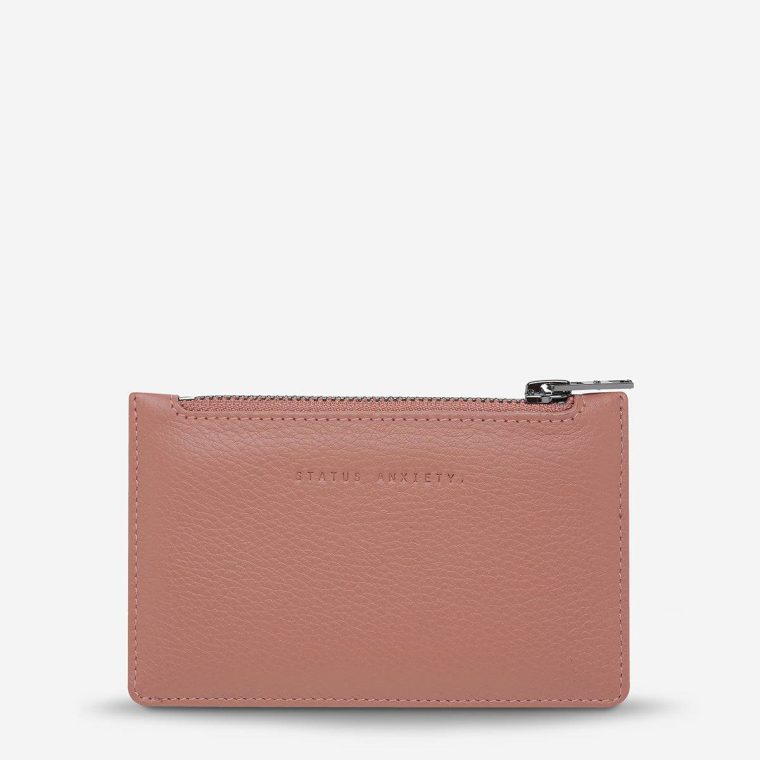 Women Extra Small Status Anxiety Dusty Rose Avoiding Things Wallet - Dusty Rose