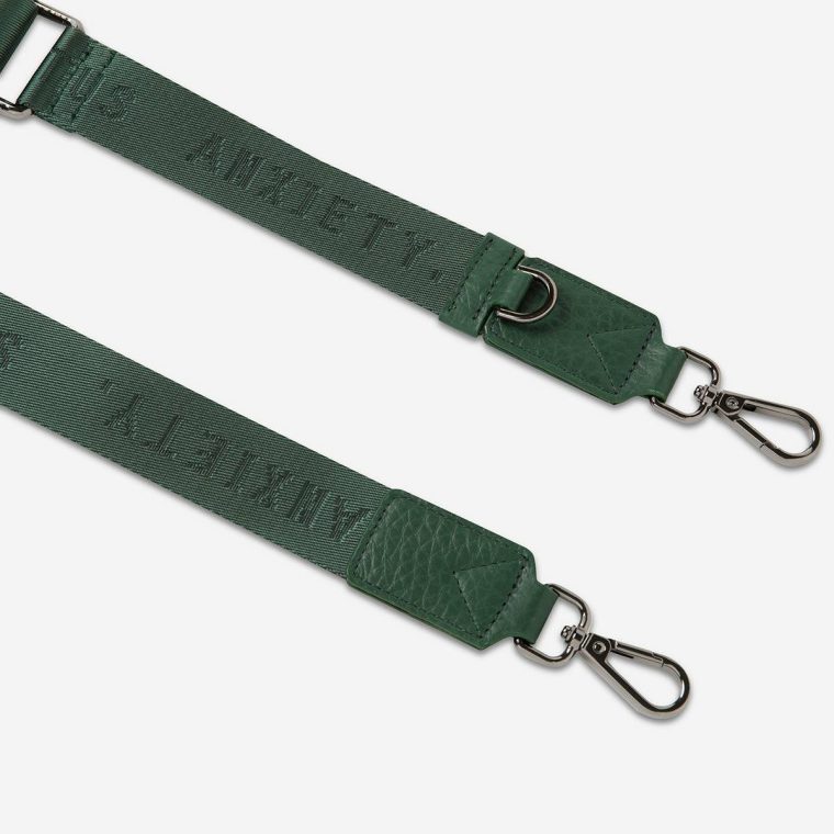 Women Green Web Strap Thin - Green Status Anxiety Bag Straps - Image 3