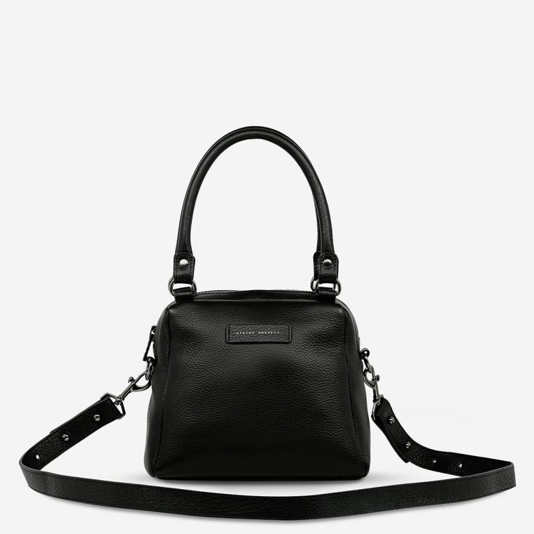 Women Handbags Status Anxiety Black Mini Mountains Bag - Black
