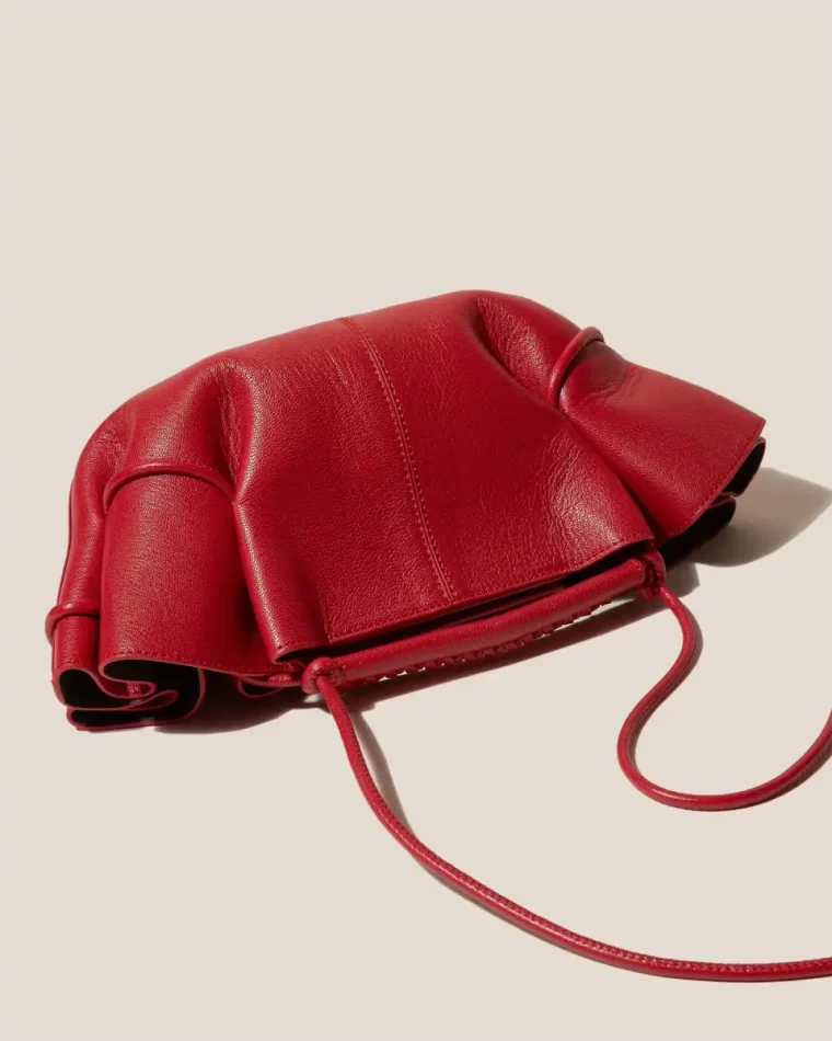 Women Hereu Arta Mini - Pleated Crossbody Bag Crossbody Bags Ruby - Image 2