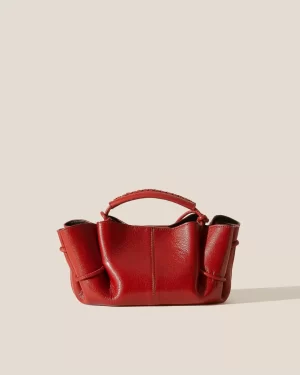 Women Hereu Arta Mini - Pleated Crossbody Bag Crossbody Bags Ruby