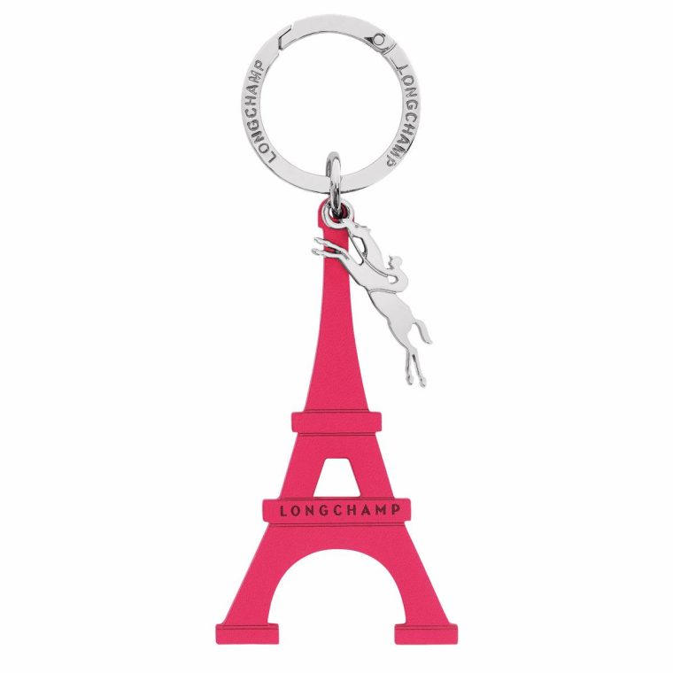Women Keyrings Le Pliage Original Keyring Pink - Leather Pink Longchamp
