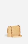 Women Large Matte Leather Moon Bag Made In Italy Quilted Bags Vanessa Bruno Ginger Colour - Image 5