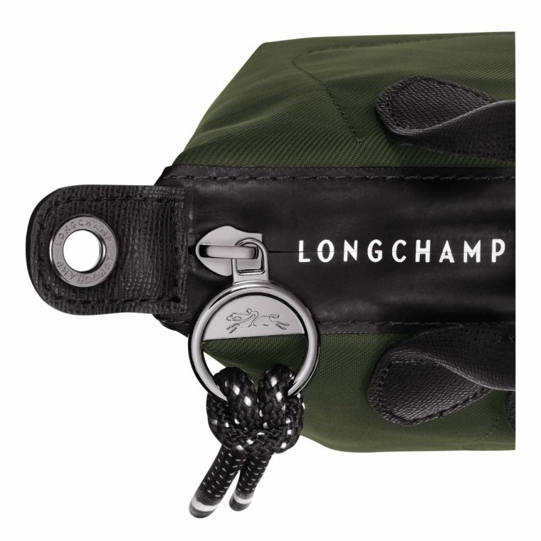 Women Le Pliage Energy Xs Handbag Khaki - Recycled Canvas Mini Bags Khaki Longchamp - Image 5