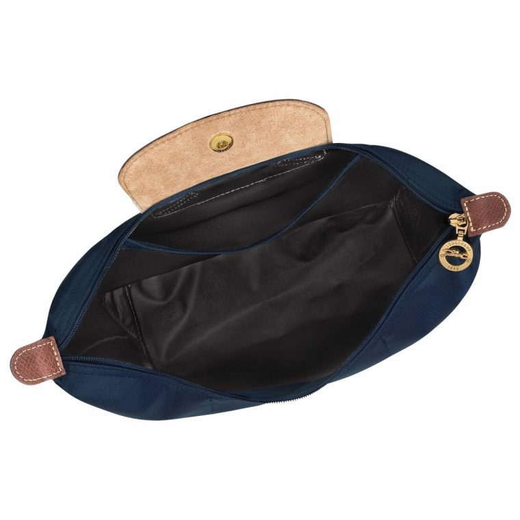 Women Le Pliage Original M Backpack Navy - Canvas Navy Longchamp Backpacks - Image 5