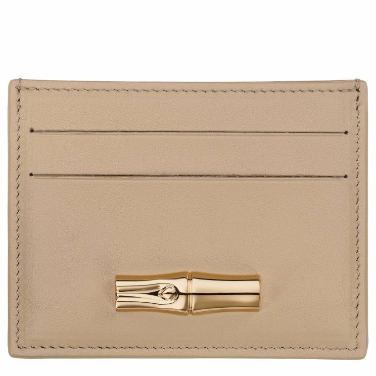 Women Le Roseau Card Holder Root - Leather Cardholders & Coin Purses Root Longchamp