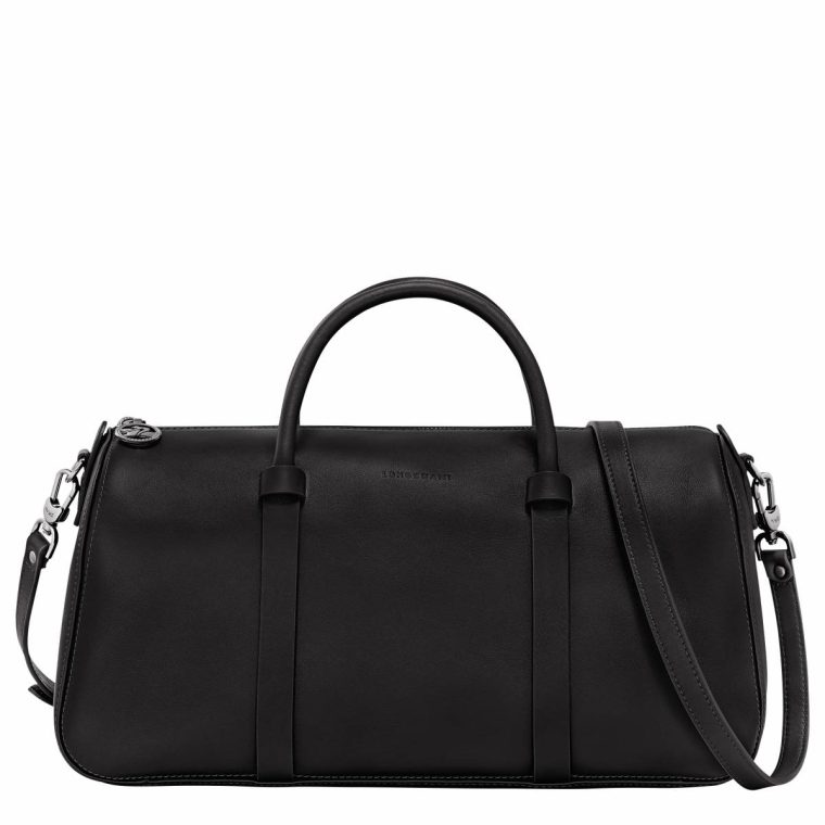 Women Leather Bags Daylong L Handbag Black - Leather Black Longchamp