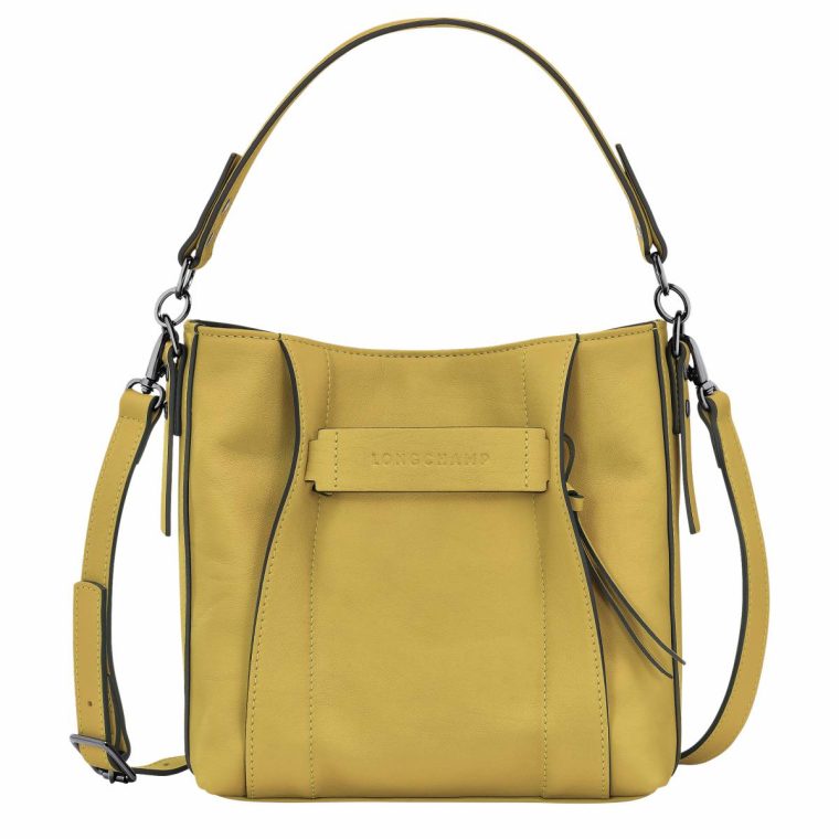 Women Leather Bags Ginger Longchamp 3D S Crossbody Bag Ginger - Leather