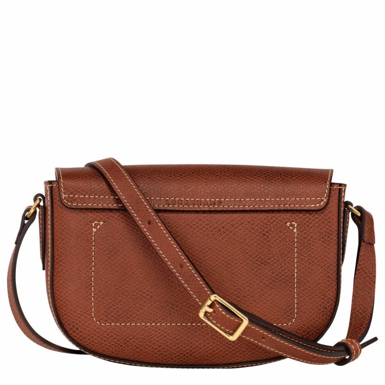 Women Leather Bags Longchamp Brown Épure S Crossbody Bag Brown - Leather - Image 4
